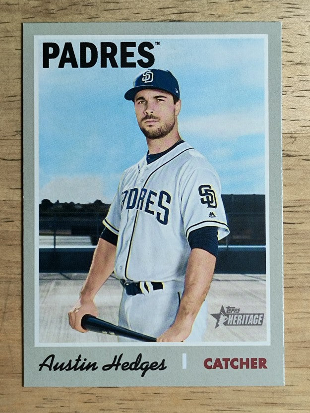 2019 Topps Heritage #284 Austin Hedges