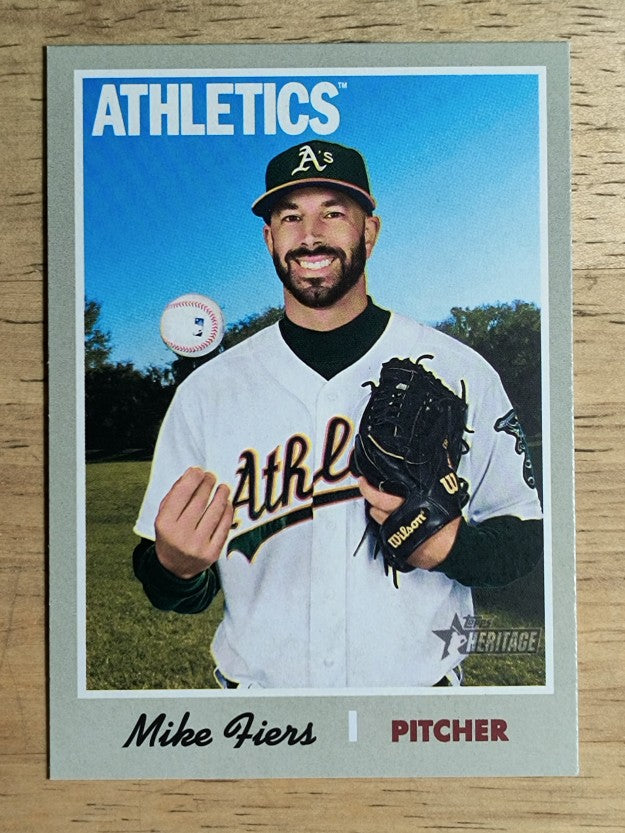 2019 Topps Heritage #287 Mike Fiers