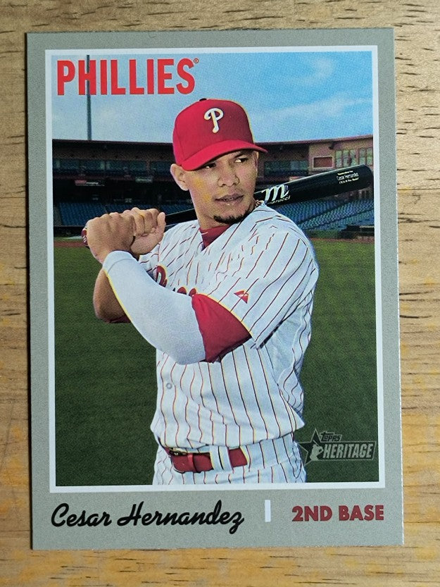 2019 Topps Heritage #288 Cesar Hernandez