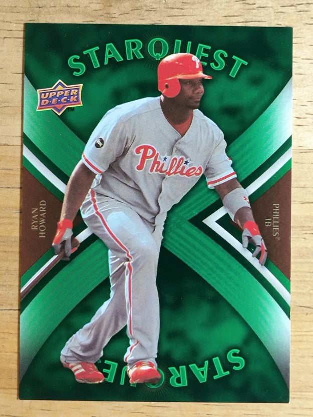 2008 Upper Deck First Edition StarQuest #SQ8 Ryan Howard