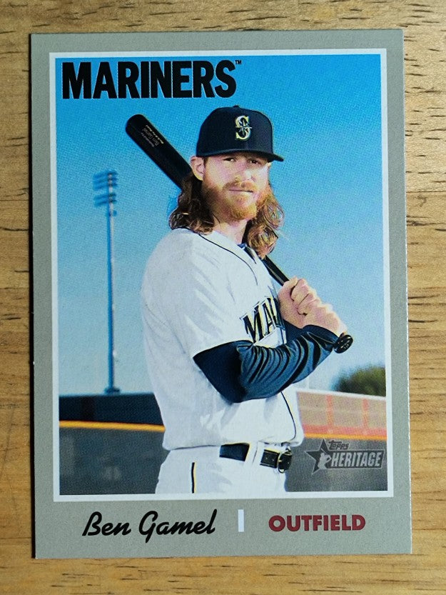 2019 Topps Heritage #301 Ben Gamel