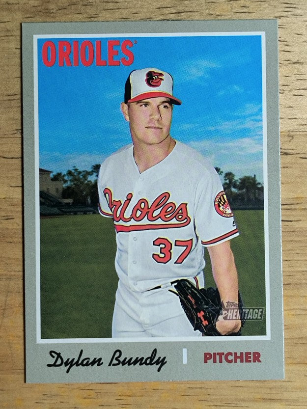 2019 Topps Heritage #319 Dylan Bundy