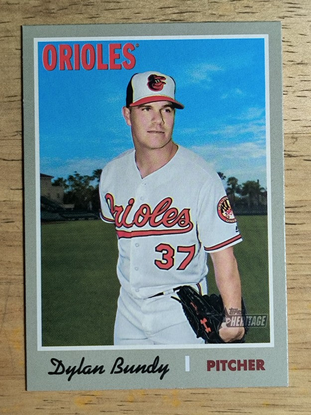 2019 Topps Heritage #319 Dylan Bundy