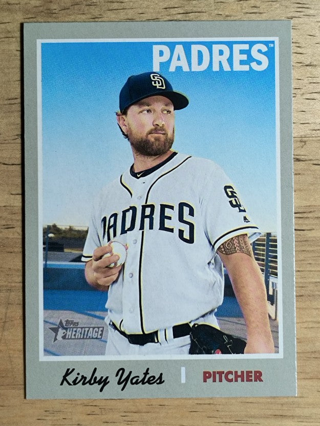 2019 Topps Heritage #345 Kirby Yates