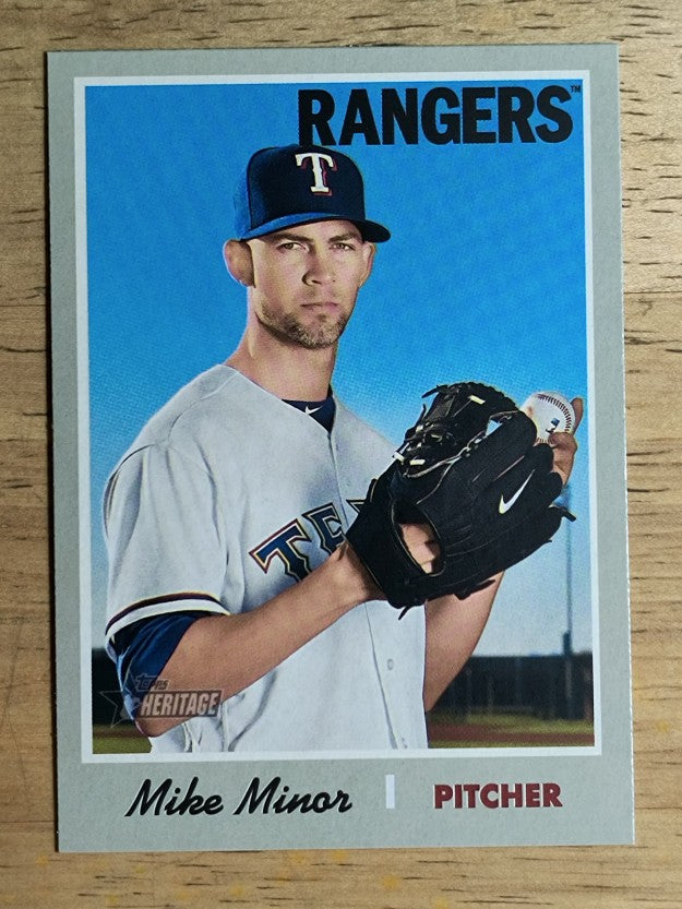2019 Topps Heritage #389 Mike Minor