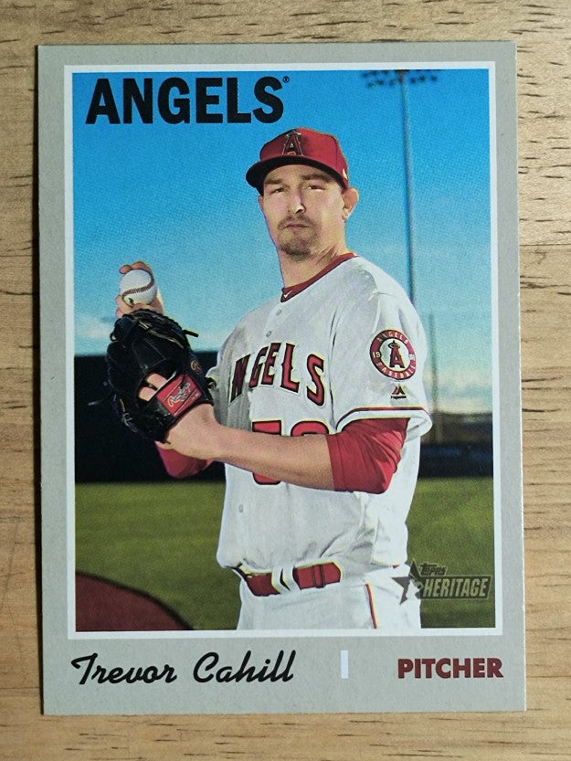 2019 Topps Heritage #536 Trevor Cahill
