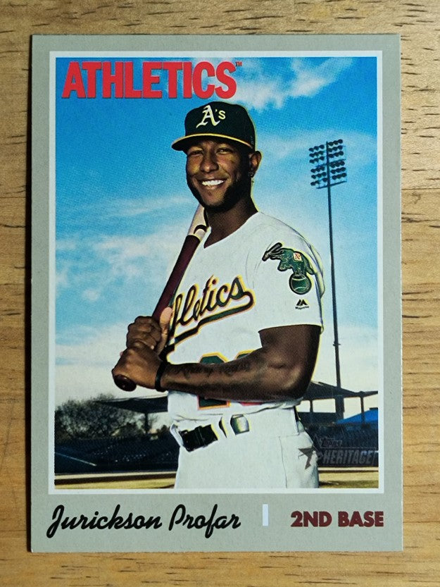 2019 Topps Heritage #555 Jurickson Profar