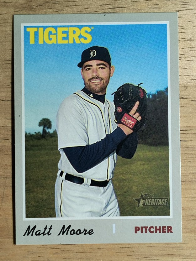 2019 Topps Heritage #657 Matt Moore