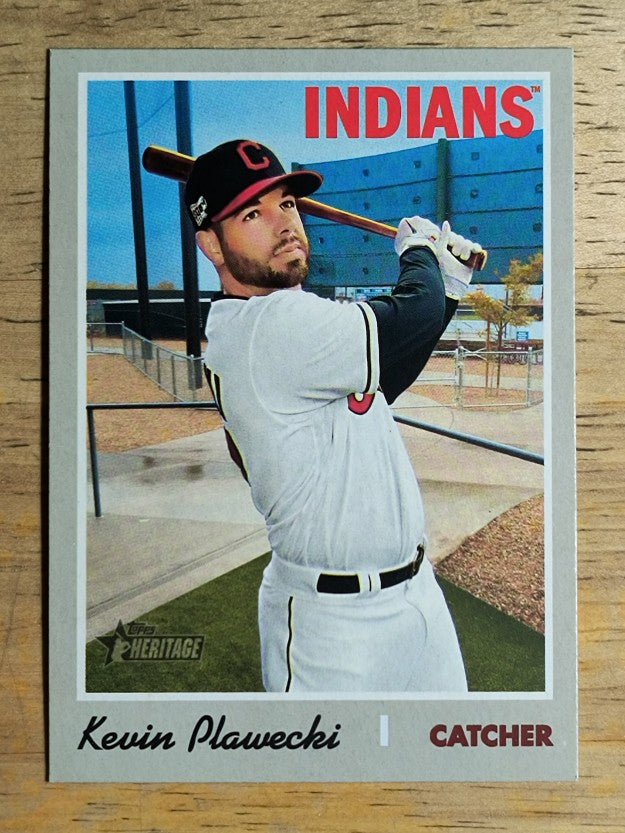 2019 Topps Heritage #670 Kevin Plawecki