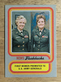 2019 Topps Heritage News Flashbacks #NF13 First Women Promoted US Army Generals