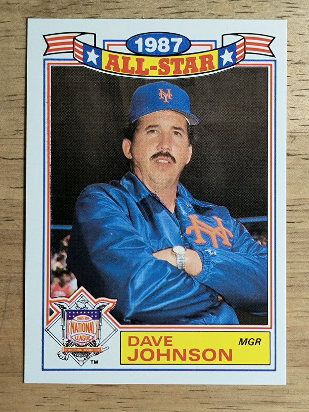 1988 Topps Glossy All-Stars #12 Dave Johnson MG