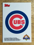 2001 Topps Opening Day Stickers #6 Chicago Cubs