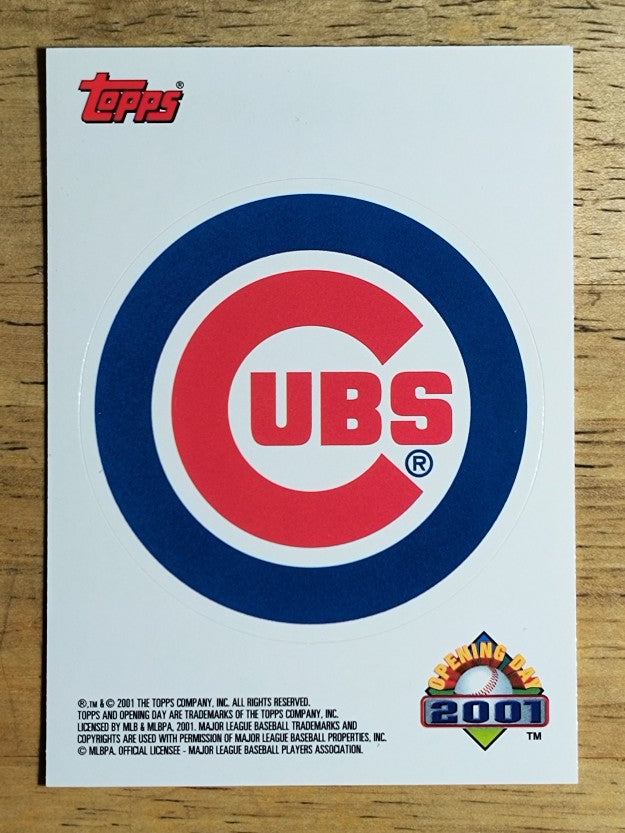 2001 Topps Opening Day Stickers #6 Chicago Cubs