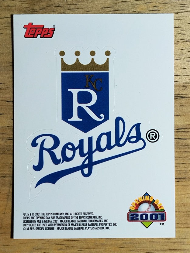 2001 Topps Opening Day Stickers #14 Kansas City Royals