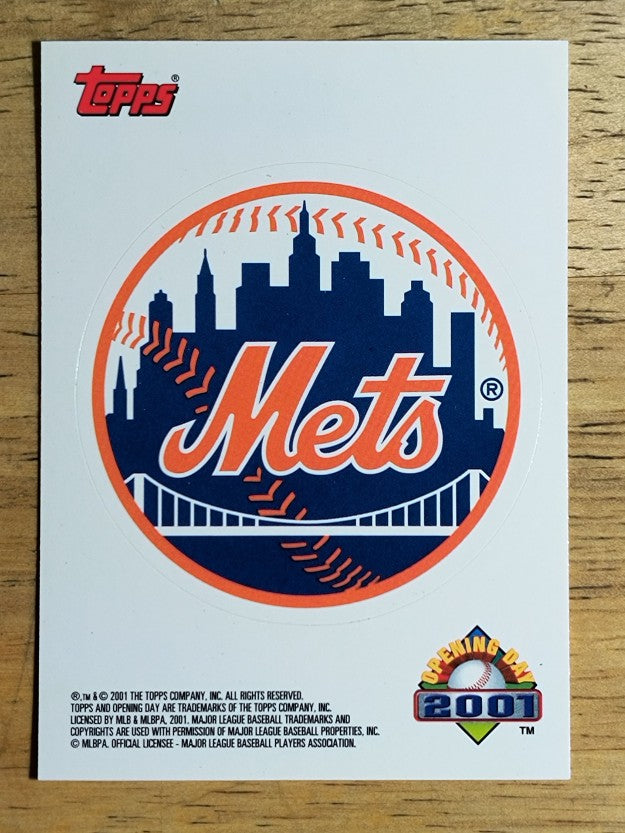2001 Topps Opening Day Stickers #19 New York Mets