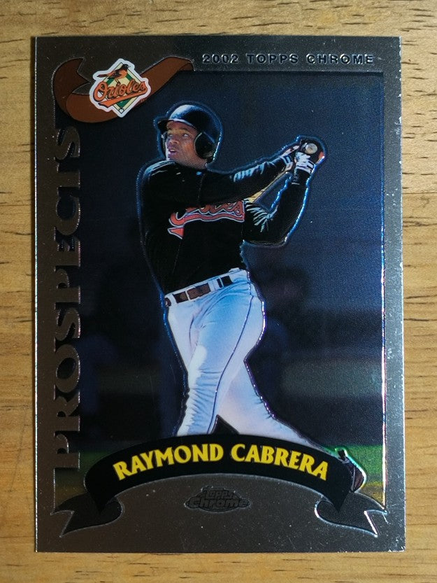 2002 Topps Chrome #312 Raymond Cabrera PROS RC