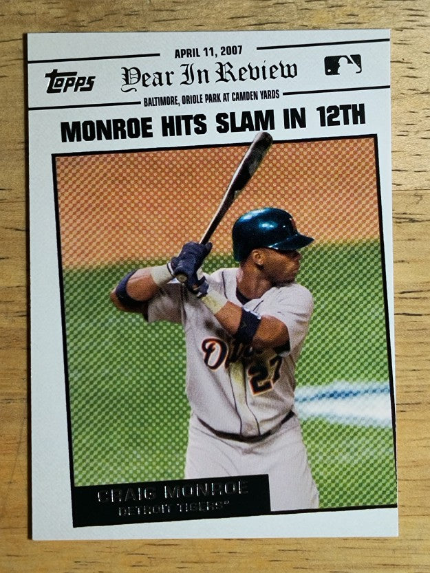 2008 Topps Year in Review #YR11 Craig Monroe