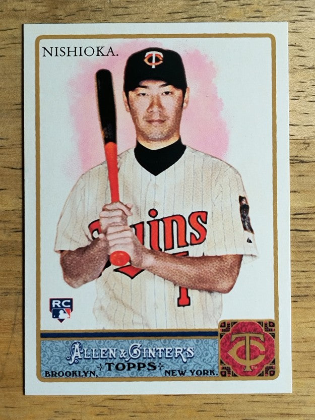 2011 Topps Allen and Ginter #206 Tsuyoshi Nishioka RC