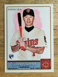2011 Topps Allen and Ginter #206 Tsuyoshi Nishioka RC