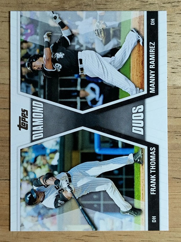2011 Topps Diamond Duos #TR Frank Thomas/Manny Ramirez
