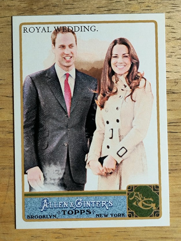 2011 Topps Allen and Ginter #293 Prince William/Kate Middleton