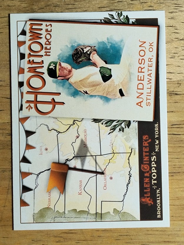 2011 Topps Allen and Ginter Hometown Heroes #HH56 Brett Anderson