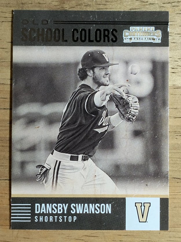 2015 Panini Contenders Old School Colors #38 Dansby Swanson