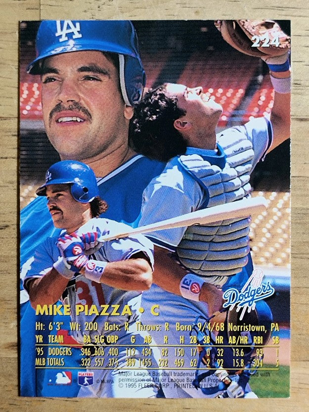 1996 Ultra #224 Mike Piazza