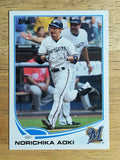 2013 Topps #307 Norichika Aoki