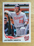 2013 Topps #328 Jayson Werth