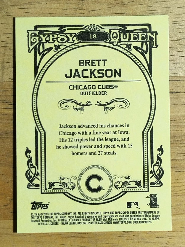 2013 Topps Gypsy Queen #18 Brett Jackson