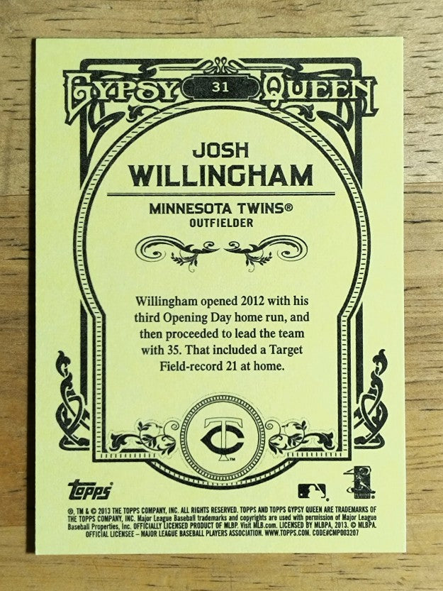 2013 Topps Gypsy Queen #31 Josh Willingham