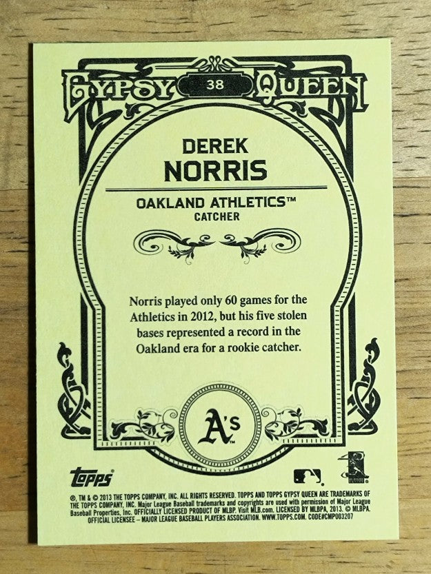 2013 Topps Gypsy Queen #38 Derek Norris