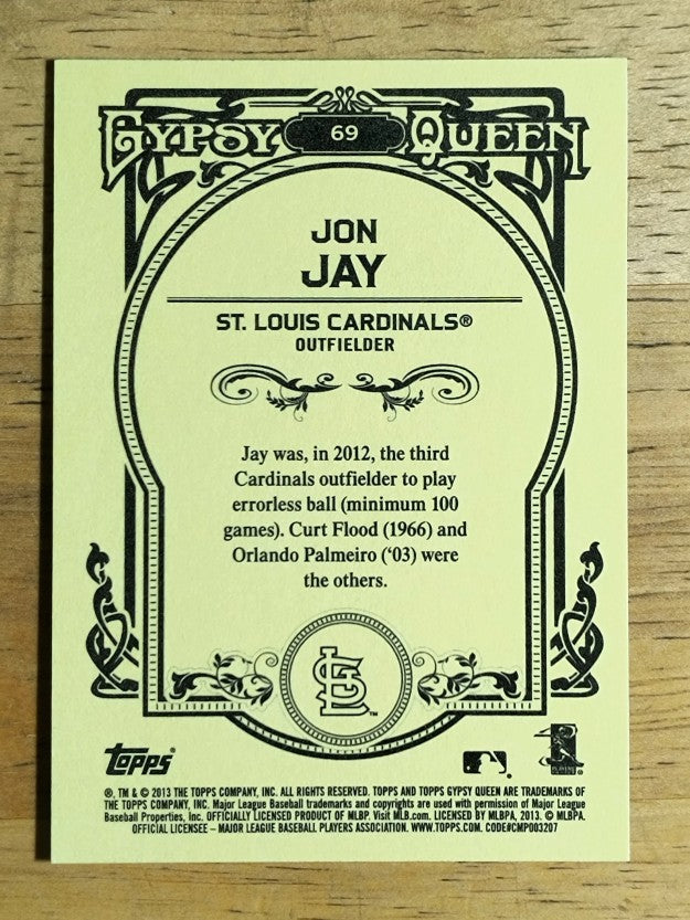 2013 Topps Gypsy Queen #69 Jon Jay