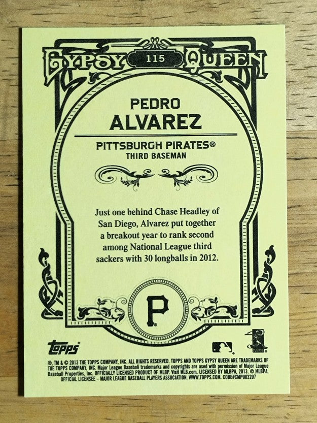 2013 Topps Gypsy Queen #115 Pedro Alvarez