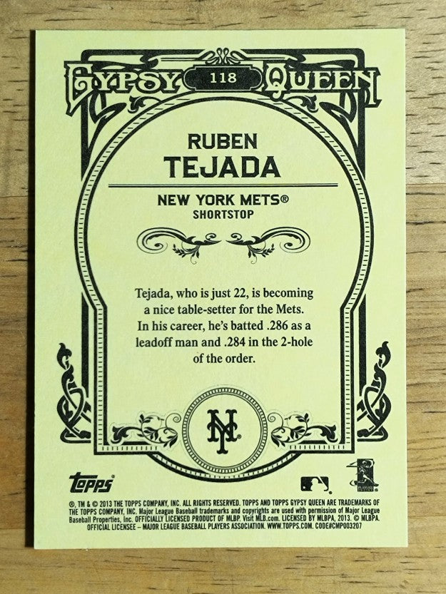 2013 Topps Gypsy Queen #118 Ruben Tejada