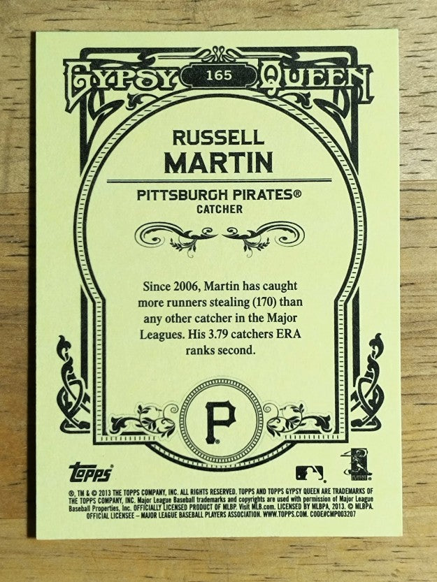 2013 Topps Gypsy Queen #165 Russell Martin