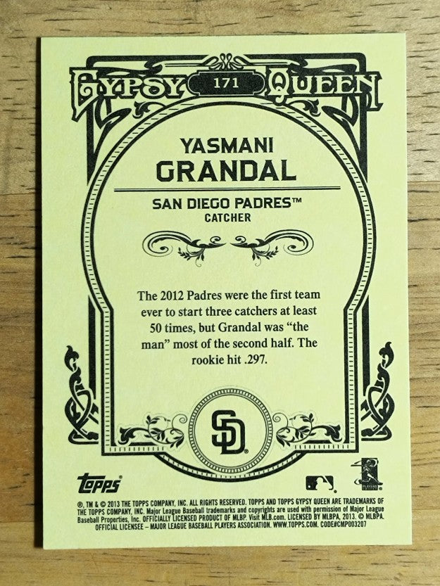 2013 Topps Gypsy Queen #171 Yasmani Grandal