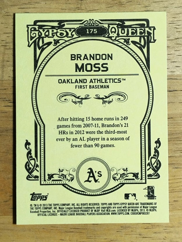 2013 Topps Gypsy Queen #175 Brandon Moss