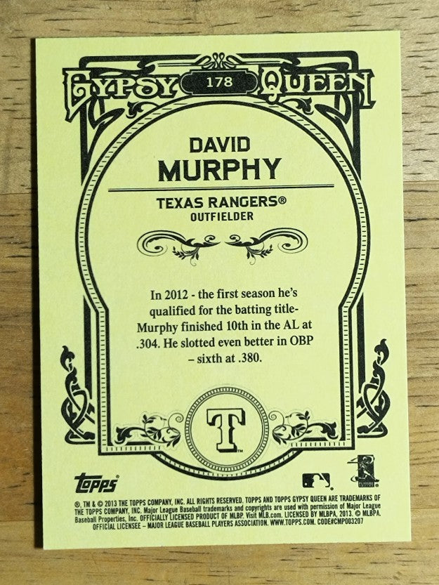 2013 Topps Gypsy Queen #178 David Murphy