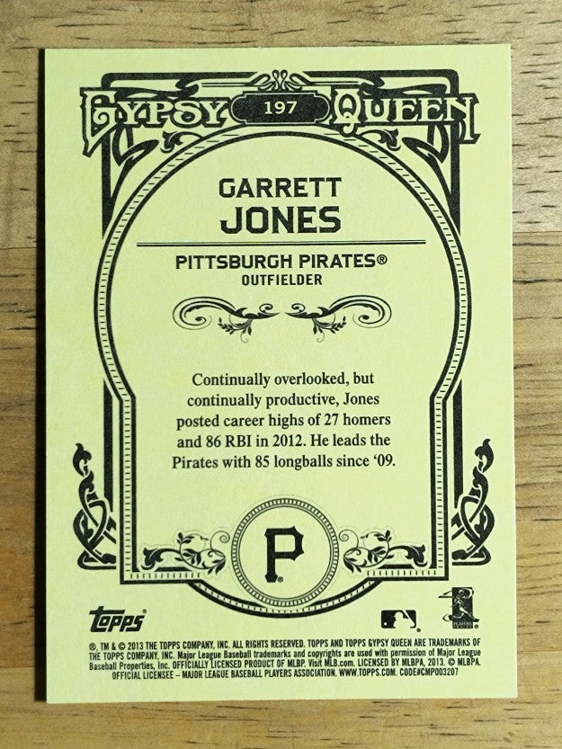 2013 Topps Gypsy Queen #197 Garrett Jones