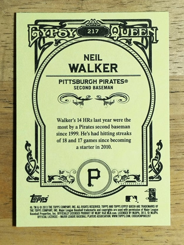 2013 Topps Gypsy Queen #217 Neil Walker