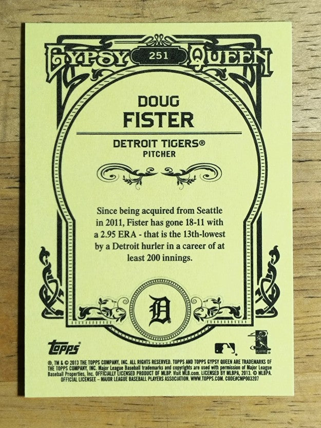 2013 Topps Gypsy Queen #251 Doug Fister