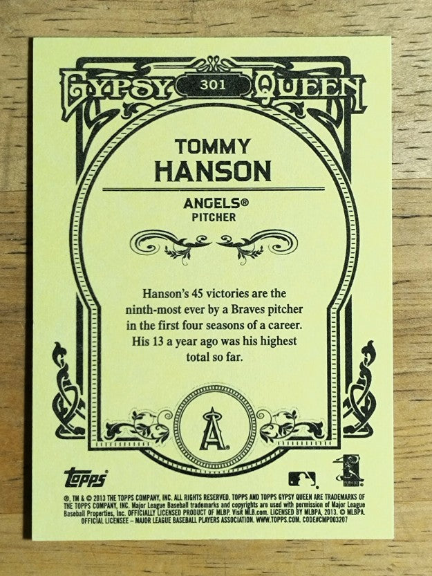 2013 Topps Gypsy Queen #301 Tommy Hanson