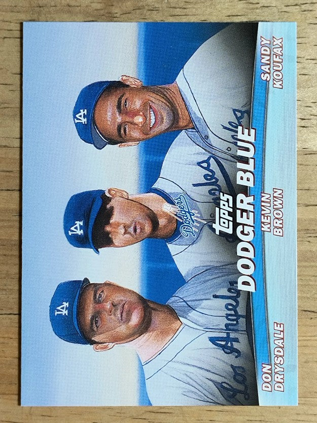 2001 Topps Combos #TC11 Don Drysdale/Kevin Brown/Sandy Koufax
