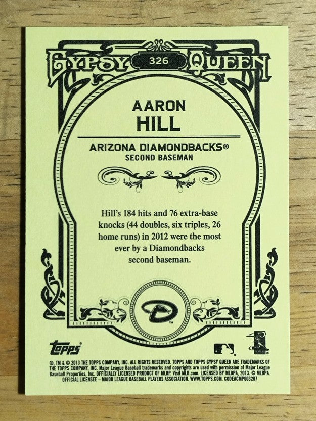 2013 Topps Gypsy Queen #326 Aaron Hill