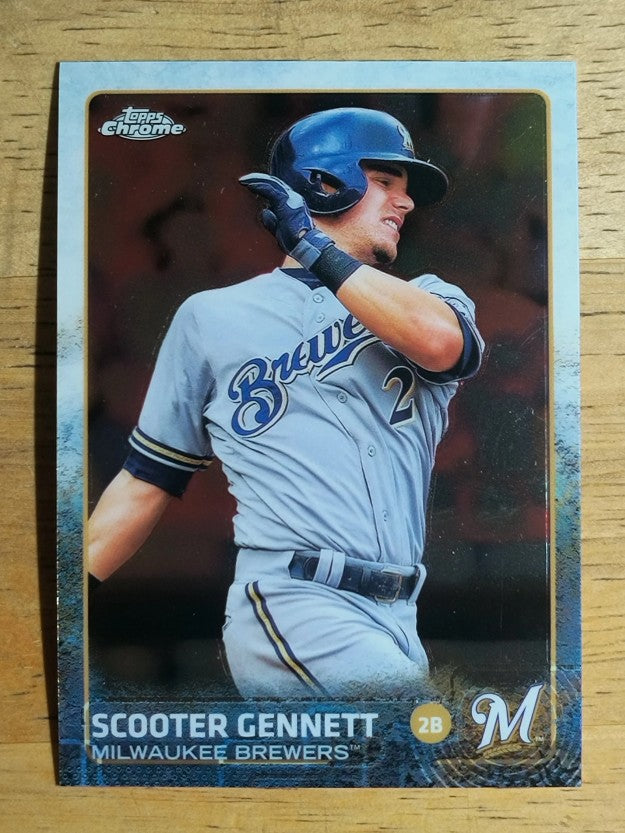 2015 Topps Chrome #3 Scooter Gennett
