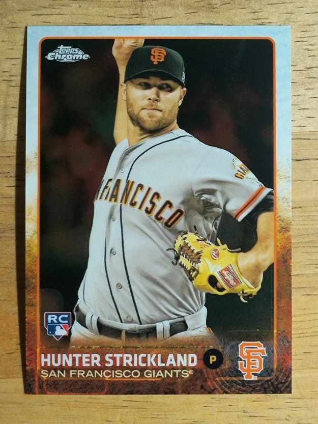 2015 Topps Chrome #39 Hunter Strickland RC