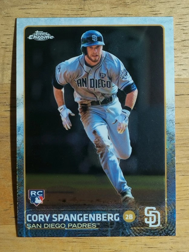 2015 Topps Chrome #132 Cory Spangenberg RC