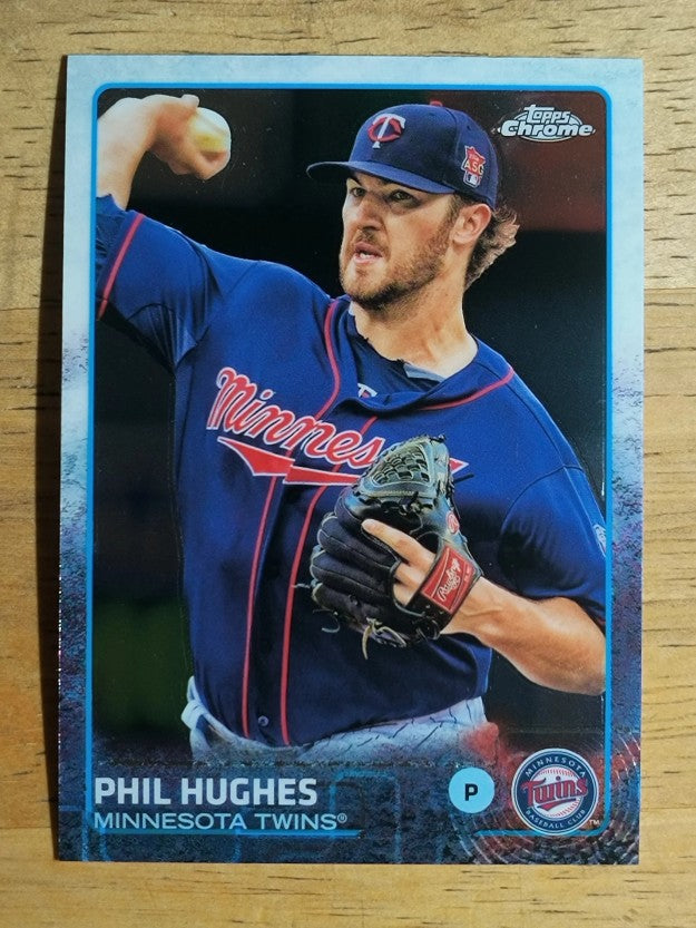 2015 Topps Chrome #185 Phil Hughes